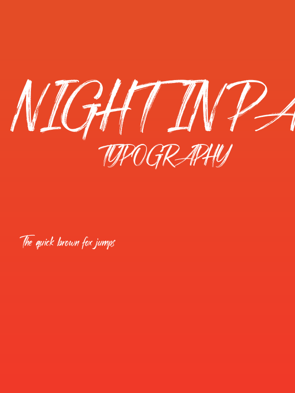 Night in Paradise Poster