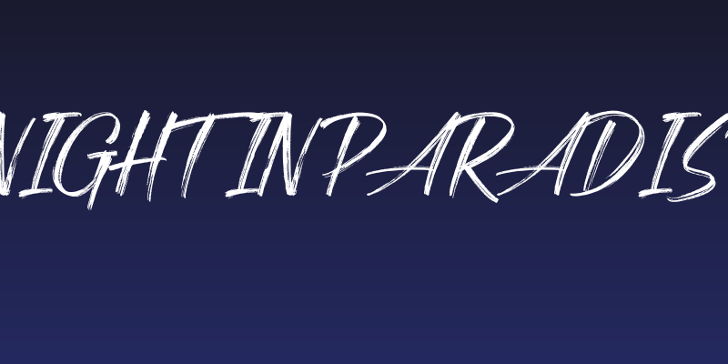 Night in Paradise Social Header