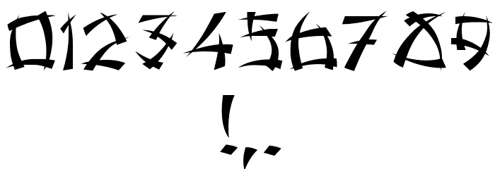 Night in Tokyo Regular Font OTHER CHARS