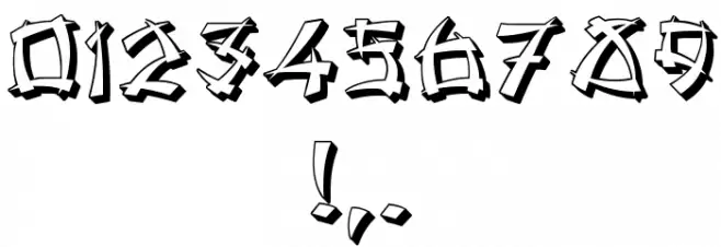 Night in Tokyo Shadow Regular Font OTHER CHARS