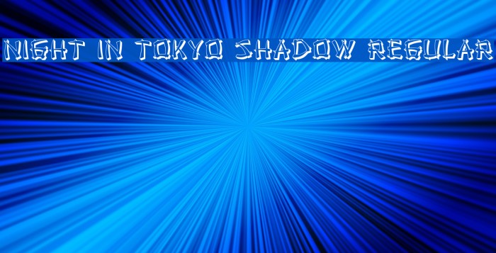 Night in Tokyo Shadow Regular Example 2