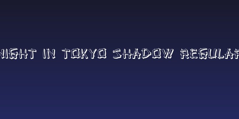 Night in Tokyo Shadow Regular Social Header