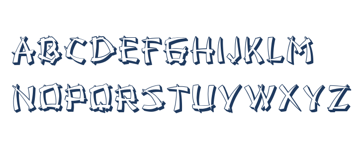 Night in Tokyo Shadow Regular Lowercase