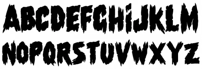 Night of the Deads Шрифта ВЕРХНИЙ