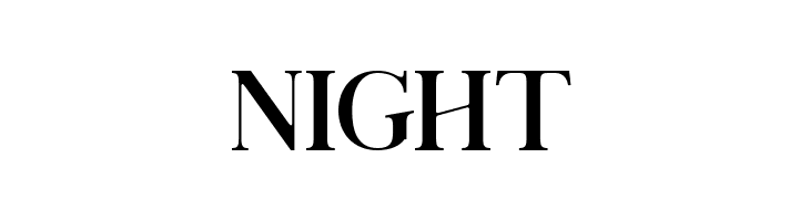 Night  font caratteri gratis