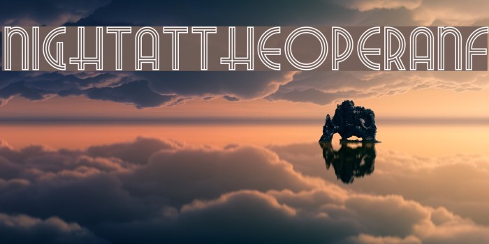 NightAtTheOperaNF Font examples
