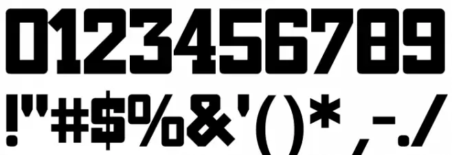 NightBits Font OTHER CHARS