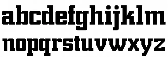 NightBits फ़ॉन्ट लोअरकेस