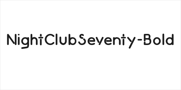 NightClubSeventy-Bold Logo