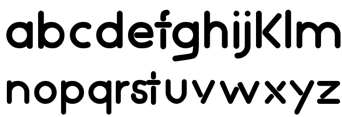 NightClubSeventy-Bold Font LOWERCASE