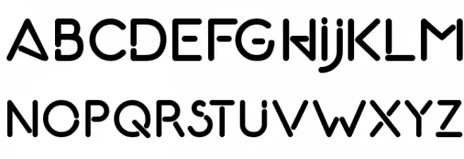NightClubSeventy フォント 大文字