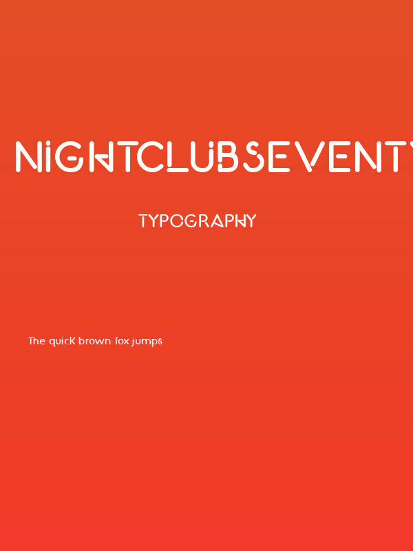 NightClubSeventy Poster