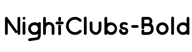 NightClubs-Bold Font
