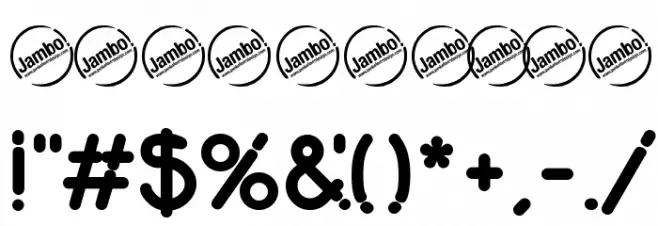 NightClubs-Bold Font OTHER CHARS