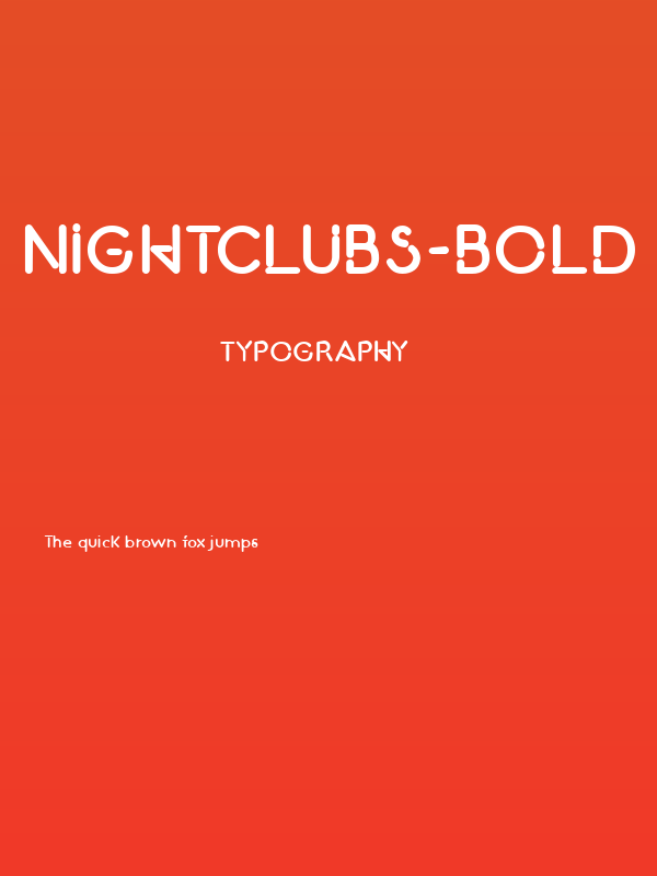 NightClubs-Bold Poster
