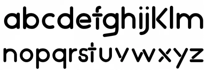 NightClubs Font LOWERCASE