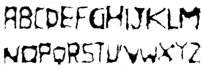 NightCola_Stygma Schriftart Groß
