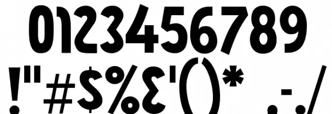 NightCourt-Regular Font OTHER CHARS