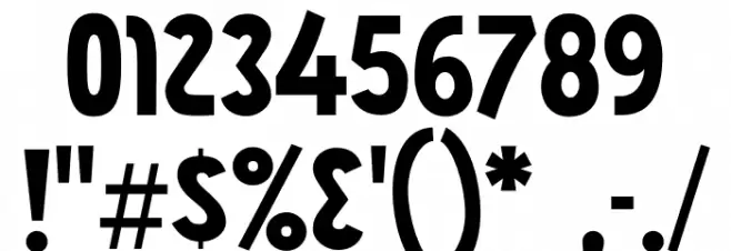 NightCourt-Regular Font OTHER CHARS