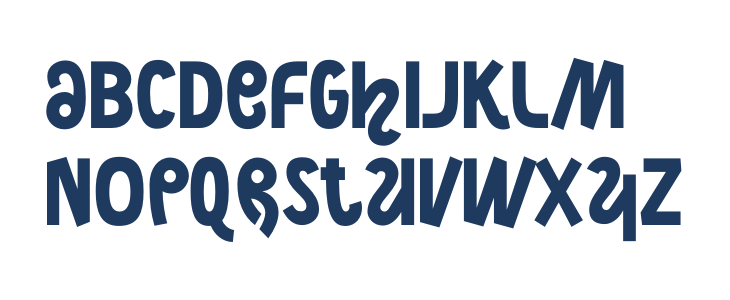 NightCourt-Regular Lowercase