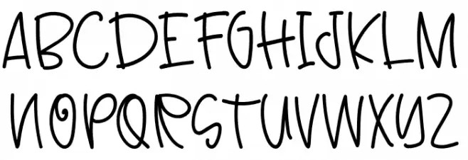 NightDreamRegular Schriftart Groß