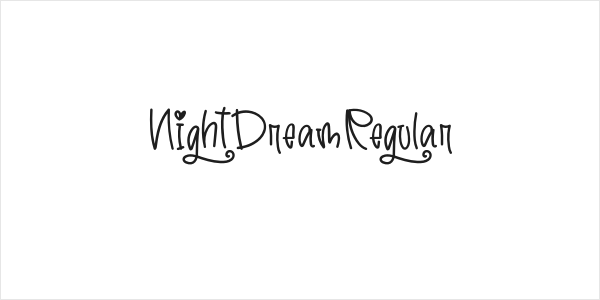 NightDreamRegular Logo