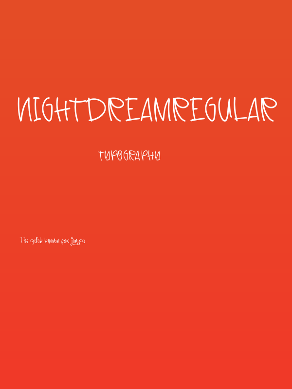 NightDreamRegular Poster