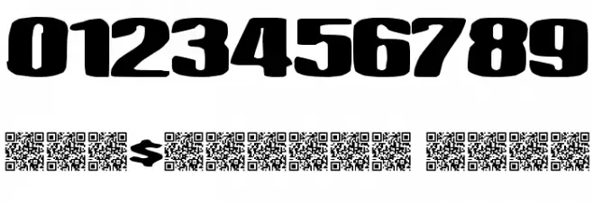 NightHawk Шрифта ДРУГИЕ символов