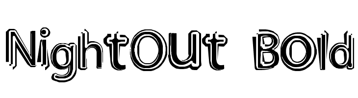 NightOut Bold  नि: शुल्क फ़ॉन्ट्स डाउनलोड