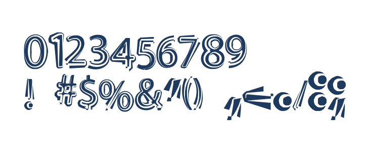 NightOut Bold Other Characters