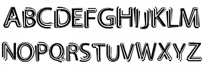 NightOut Bold Schriftart Groß