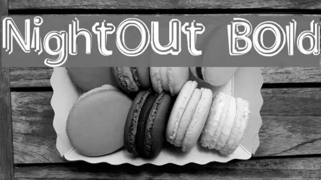 NightOut Bold Font examples
