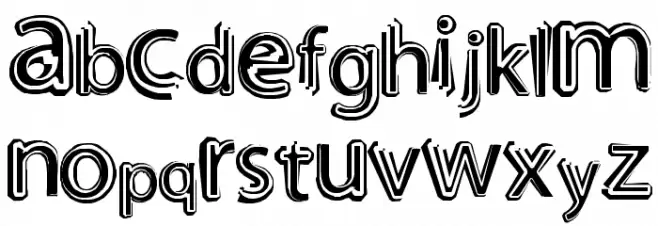 NightOut Bold Font LOWERCASE