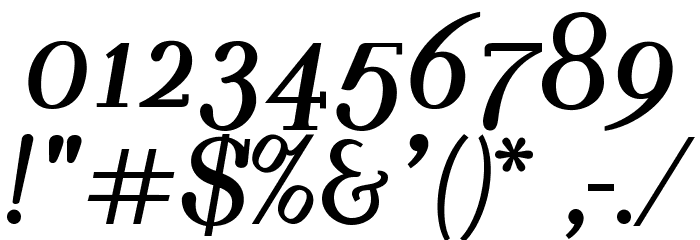 NightStillComes-BoldItalic Font OTHER CHARS