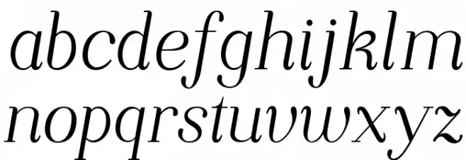 NightStillComes-Italic फ़ॉन्ट लोअरकेस