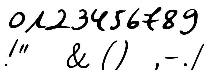 NightWindSentSample Font OTHER CHARS