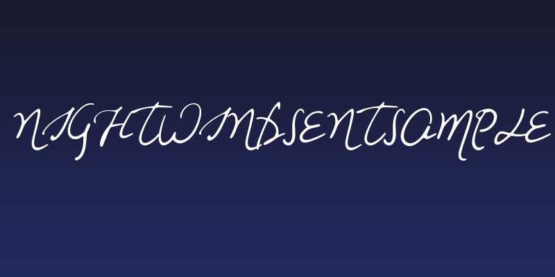 NightWindSentSample Social Header