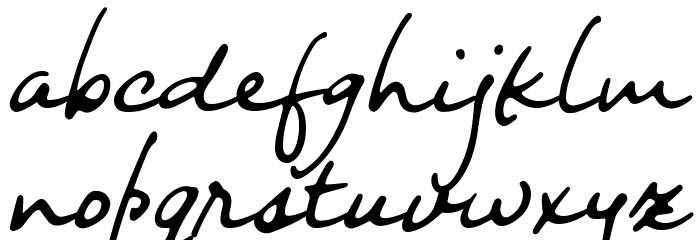 NightWindSentSample Font LOWERCASE