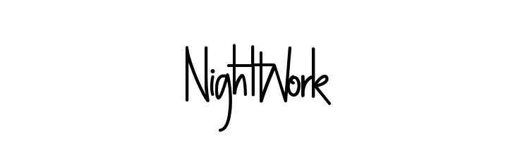 NightWork Font