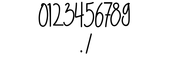 NightWork Font OTHER CHARS