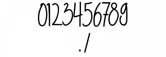 NightWork Font OTHER CHARS