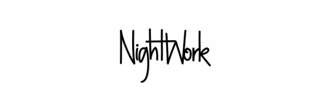 NightWork  Скачать бесплатные шрифты