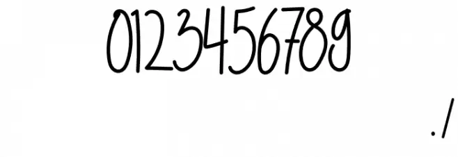 NightWork Font OTHER CHARS