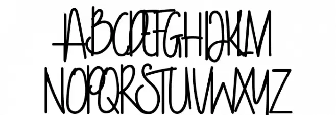 NightWork Caratteri MAIUSCOLE