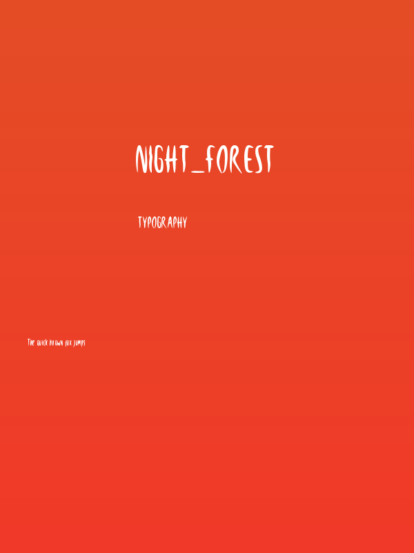 Night_Forest Poster