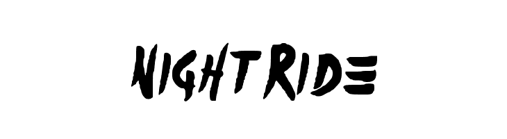 Night_Ride  Free Fonts Download