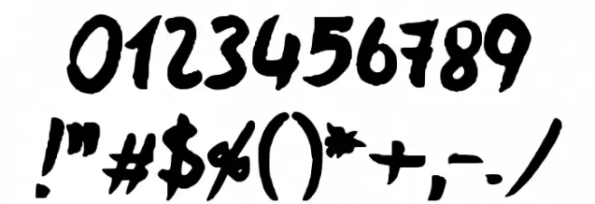 Night_Ride Font OTHER CHARS