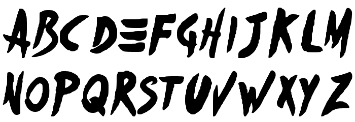 Night_Ride Font LOWERCASE