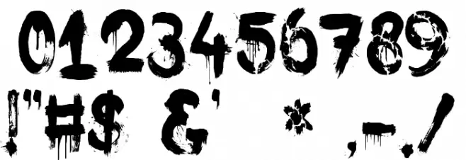 Nightbird Font OTHER CHARS