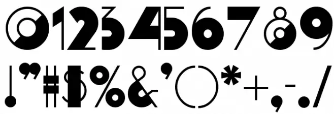 NightcapNF Font OTHER CHARS